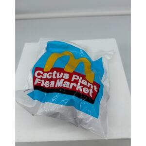 Mcdonalds Grimace Shake Cactus Plant Flea Market Happy Meal Toy Figure 2022 NEW